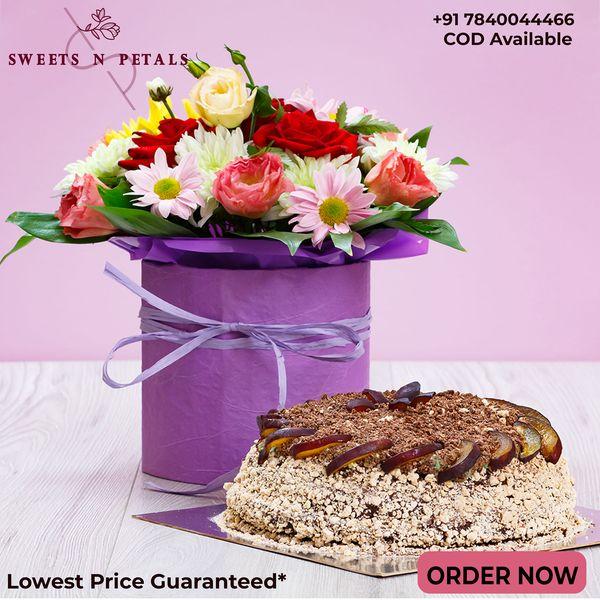 Delicious online cake and flowers Delivery  | Sweets N Petals