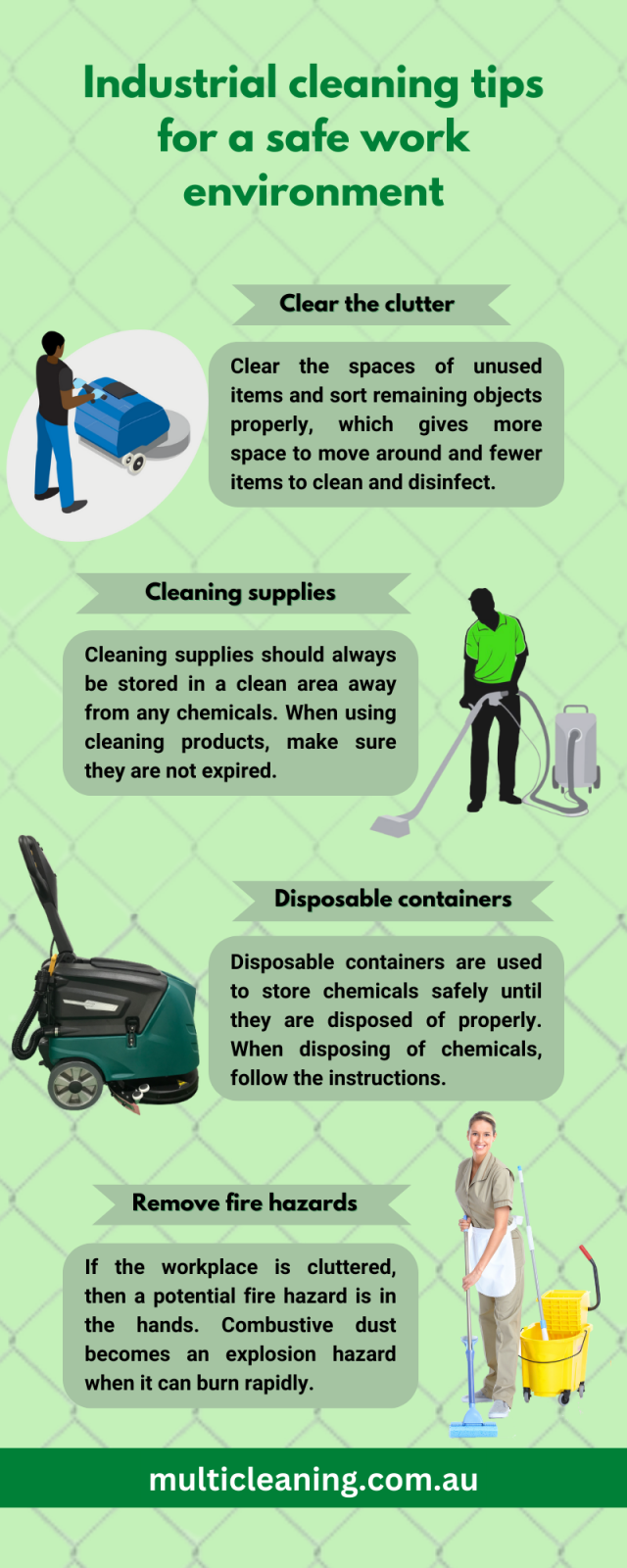 Industrial cleaning tips for a safe work environment