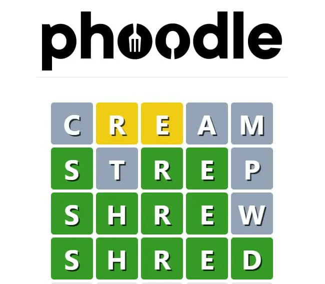 Fun Online Game for All Ages - Phoodle