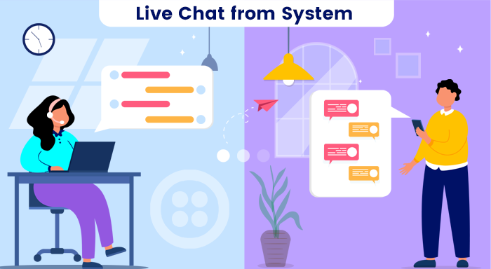Live Chat from System 