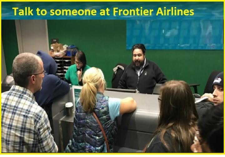How can I get a human at Frontier Airlines?   
